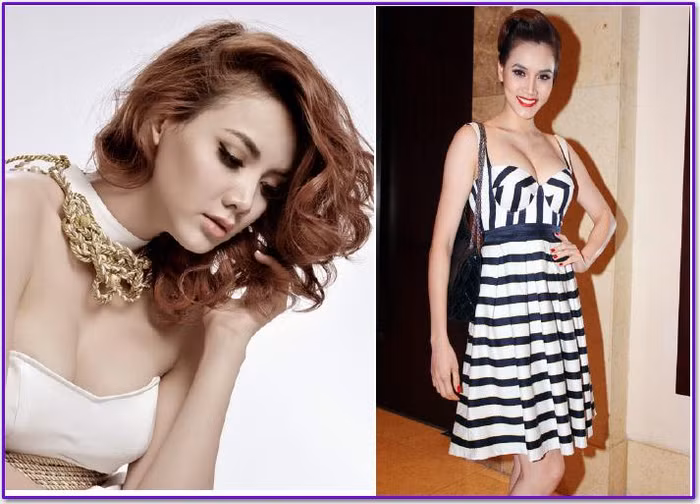 Trang Nhung cũng sở hữu một vòng 1 đốt cháy mọi ánh nhìn