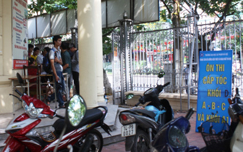 Lò luyện vắng thí sinh. Ảnh: gdtd.vn