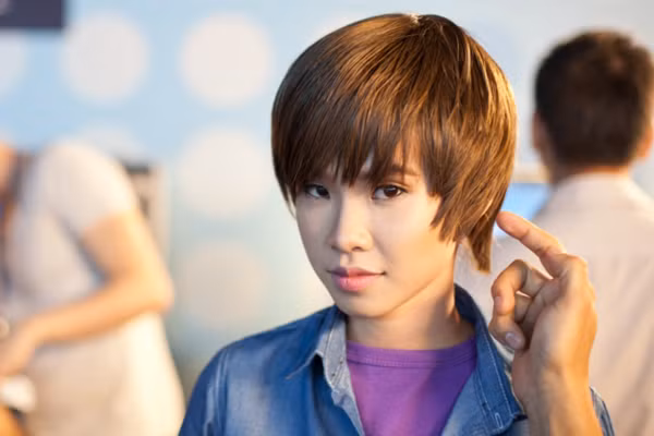 Cô ca sĩ tuổi teen Khởi My trong 3 tập đầu chưa dính phải “ca” nào khó như ở tập 4 với phần hóa thân thành nam ca sĩ tuổi teen người Canada Justin Bieber.