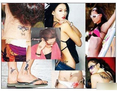 "Tổng tập" các hình xăm trên người Trương Bá Chi "Tổng tập" các hình xăm trên người Trương Bá Chi