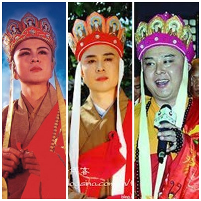 Từ Thiếu Hoa thay đổi qua các thời kỳ (từ trái qua): Vai Đường Tăng trong Tây Du Ký phần một năm 1986, vai Đường Tăng phần hai năm 2000 và năm 2013. Từ Thiếu Hoa thay đổi qua các thời kỳ (từ trái qua): Vai Đường Tăng trong Tây Du Ký phần một năm 1986, vai Đường Tăng phần hai năm 2000 và năm 2013.