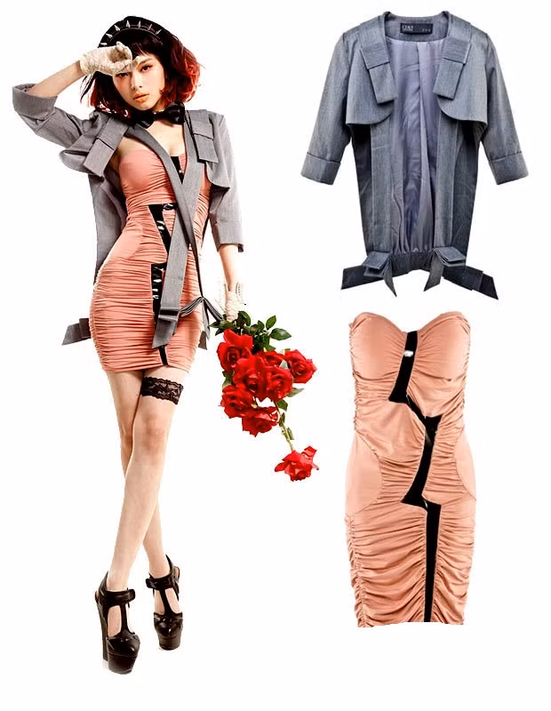 Bộ 7: Nếu nắng vàng trải rộng, rực rỡ và phả vào gáy bạn luồng hơi ấm nồng nàn, hãy mạnh dạn cất đi áo len và diện trang phục quyến rũ này xem, đảm bảo hàng tá anh chàng sẽ phải ngoái nhìn theo bước chân của bạn.