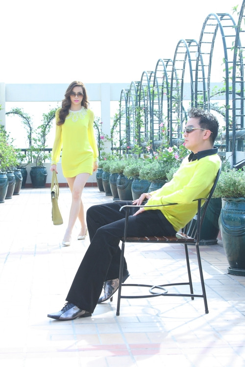 Cặp đôi hoàn hảo - Mr Đàm và Hà Hồ ảnh 2 Mới đây, nhân dịp có buổi chụp hình thời trang, cả hai ca sĩ thử sức với khả năng diễn xuất.