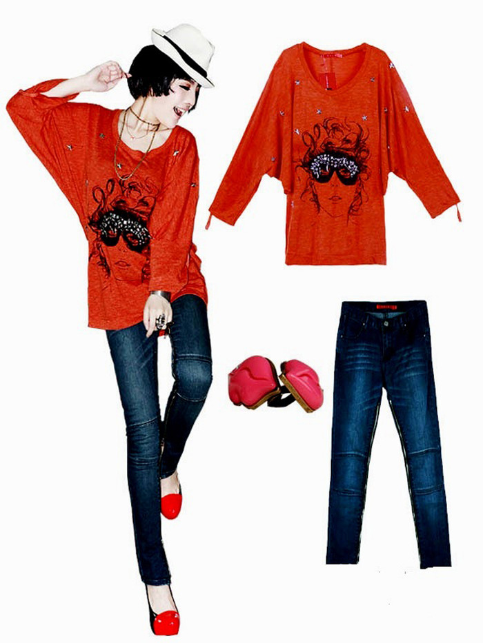 Bộ 6: Style đặc biệt dành riêng cho những cô nàng yêu thích sự trẻ trung, nghịch ngợm và cá tính. Không cần sự “giúp sức” của phụ kiện, trang phục này vẫn khiến bạn tạo nên sự khác biệt.