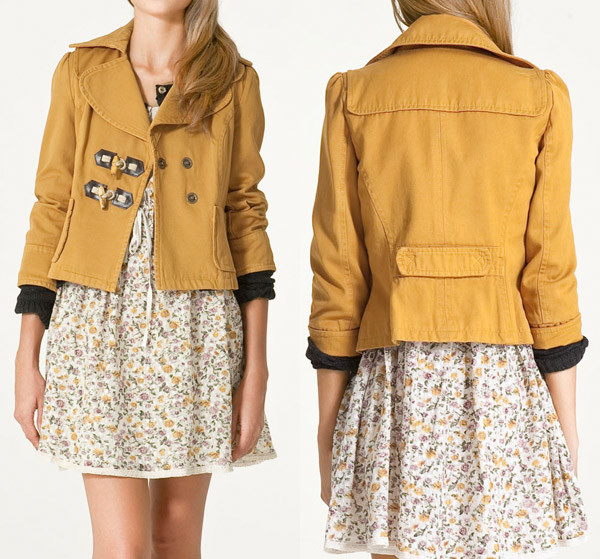 Áo khoác Zara kiểu dáng cũ với chất liệu da tổng hợp. Áo khoác Zara kiểu dáng cũ với chất liệu da tổng hợp.