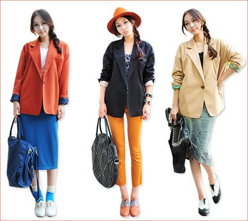 5. Áo Blazer: Mùa đông năm nay, với xu hướng color block, trông bạn sẽ rất trẻ trung nếu biết kết hợp đúng. Blazer năm nay có nhiều kiểu: blazer ngắn - dai, có size và over size, bạn hoàn toàn có thể lựa chọn những mẫu phù hợp với vóc dáng và nhu cầu bản thân.