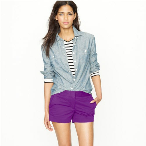 Một chiếc áo sơ mi trẻ trung kết hợp cùng chiếc quần short sắc màu là bạn đã có bộ trang phục cực ổn để xuống phố rồi. Xem thêm: Bộ sưu tập váy xinh chào hè 2012. Một chiếc áo sơ mi trẻ trung kết hợp cùng chiếc quần short sắc màu là bạn đã có bộ trang phục cực ổn để xuống phố rồi. Xem thêm: Bộ sưu tập váy xinh chào hè 2012.