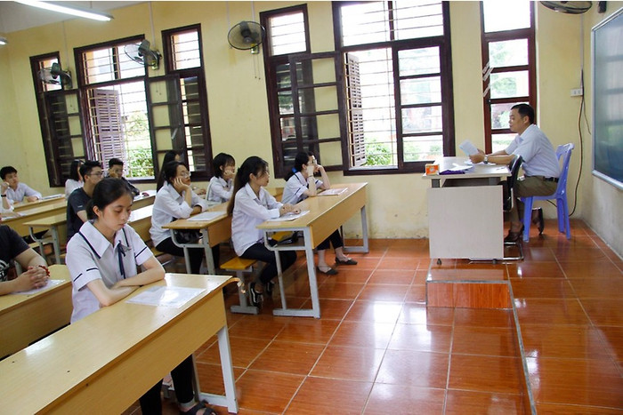 Thí sinh được nghe giám thị phổ biến quy chế thi quốc gia 2019 (Ảnh: CTV) Thí sinh được nghe giám thị phổ biến quy chế thi quốc gia 2019 (Ảnh: CTV)