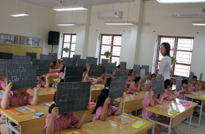 Chuyên đề cấp thành phố của Trường Tiểu học Lê Văn Tám giúp học sinh có hứng thú, đam mê học môn Toán. (Ảnh: Lã Tiến) Chuyên đề cấp thành phố của Trường Tiểu học Lê Văn Tám giúp học sinh có hứng thú, đam mê học môn Toán. (Ảnh: Lã Tiến)