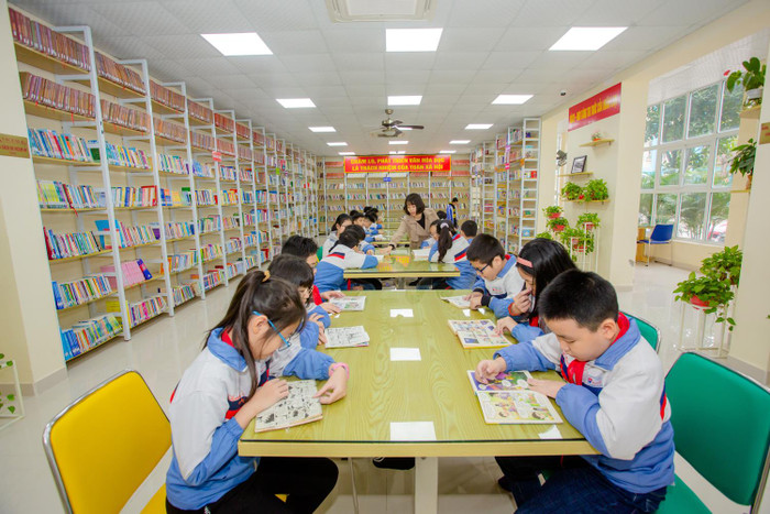 Thư viện miễn phí của quận Lê Chân ngay sát Trường Tiểu học Nguyễn Văn Tố tạo điều kiện thuận lợi phát triển văn hóa đọc cho học sinh nhà trường (Ảnh: Lã Tiến) Thư viện miễn phí của quận Lê Chân ngay sát Trường Tiểu học Nguyễn Văn Tố tạo điều kiện thuận lợi phát triển văn hóa đọc cho học sinh nhà trường (Ảnh: Lã Tiến)