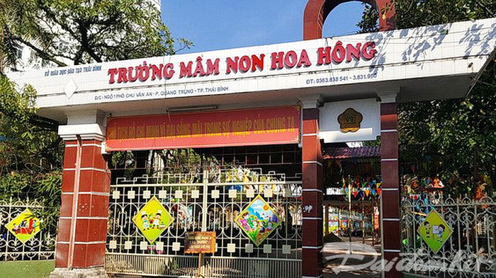 Trường mầm non Hoa Hồng (thành phố Thái Bình, tỉnh Thái Bình). Trường mầm non Hoa Hồng (thành phố Thái Bình, tỉnh Thái Bình).