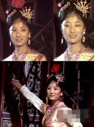 Nhậm Văn Kiên trong vai một thị nữ do Tiểu Bạch Long Mã hóa thân trong phim “Tây Du Ký” phiên bản 1986. Nhậm Văn Kiên trong vai một thị nữ do Tiểu Bạch Long Mã hóa thân trong phim “Tây Du Ký” phiên bản 1986.