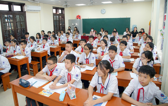 Học sinh hứng thú học tập với các hoạt động trải nghiệm, hướng nghiệp (Ảnh: LT) Học sinh hứng thú học tập với các hoạt động trải nghiệm, hướng nghiệp (Ảnh: LT)