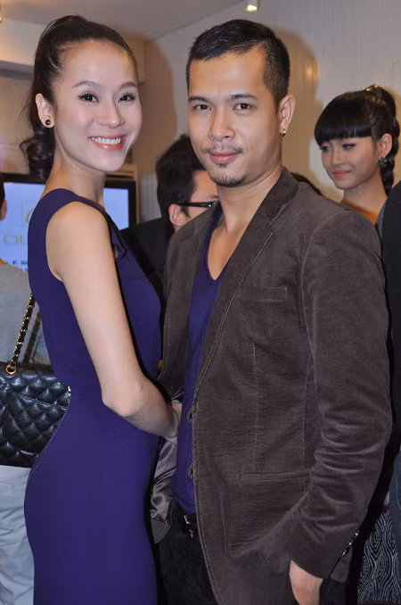 Thái Hà tông xuyệt tông với Trương Thế Vinh đến chúc mừng NTK Quỳnh Paris