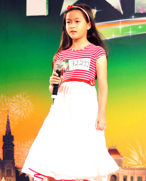 Vũ Đình Tri Giao chiếm được cảm tình của khán giả. Ảnh: H.T.