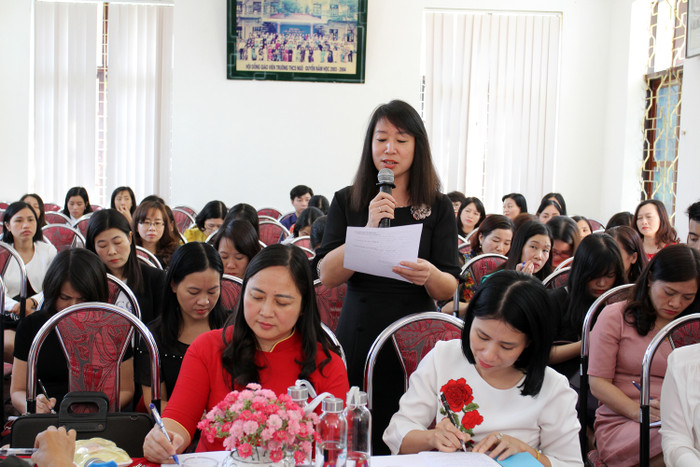 Chuyên đề được các nhà trường trên địa bàn quận Lê Chân đánh giáo cao (Ảnh: Lã Tiến) Chuyên đề được các nhà trường trên địa bàn quận Lê Chân đánh giáo cao (Ảnh: Lã Tiến)