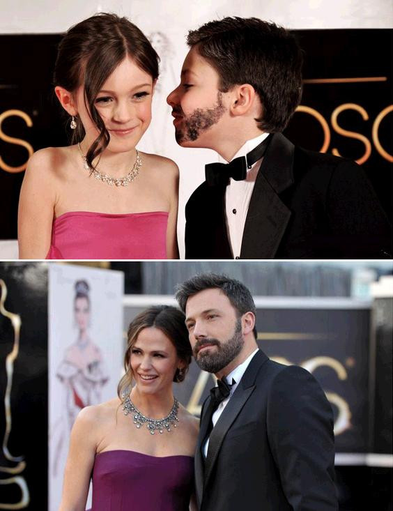 Ben Anffeck và Garner tình cảm tại Oscar 85. Ben Anffeck và Garner tình cảm tại Oscar 85.