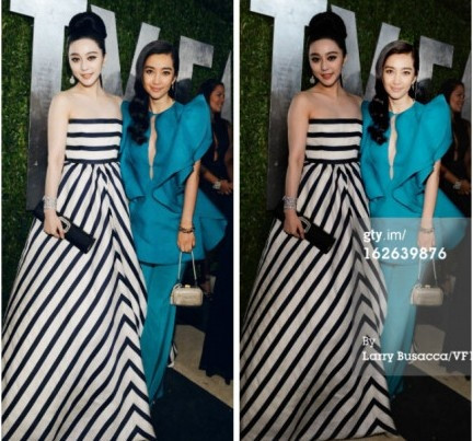 Hai bức hình so sánh về việc can thiệp photoshop quá mức. Hai bức hình so sánh về việc can thiệp photoshop quá mức.