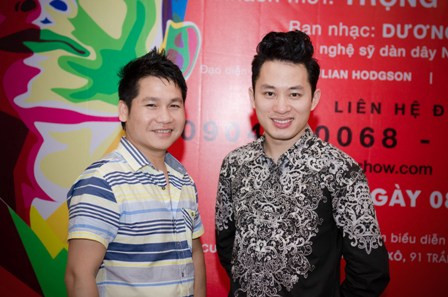 Ca sĩ Tùng Dương và Trọng Tấn