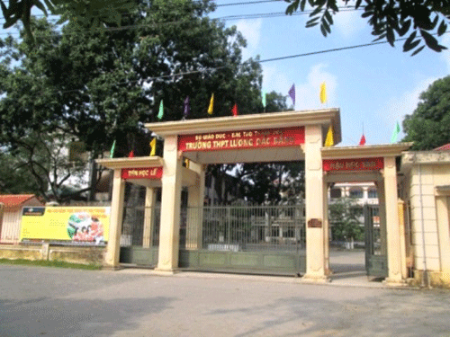Trường THPT Lương Đắc Bằng là một trong những điểm thi học sinh giỏi vừa qua