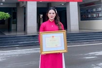 Cô giáo Cù Thị Lý giành giải Nhất cuộc thi tuổi trẻ học tập và làm theo Bác Hồ