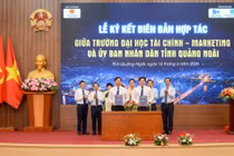 Trường ĐH Tài chính-Marketing đồng hành cùng Quảng Ngãi phát triển nguồn nhân lực, đổi mới sáng tạo
