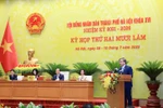 Quang cảnh phiên họp. Ảnh: hanoi.gov.vn.