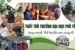 Thầy trò Trường Đại học Phú Yên “căng mình” hỗ trợ bà con vùng lũ