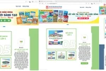 Trang taphuan.nxbgd.vn do Nhà xuất bản Giáo dục Việt Nam trực tiếp quản lý và vận hành. Ảnh chụp màn hình.