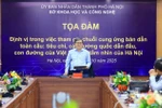 Phó Chủ tịch UBND Thành phố Trương Việt Dũng phát biểu tại buổi Tọa đàm