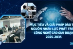Phấn đấu đến năm 2030 tỉ lệ người theo học các ngành STEM đạt 35% ở mỗi trình độ