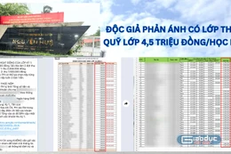 THPT chuyên Nguyễn Huệ: Độc giả phản ánh một lớp thu quỹ 4,5 triệu đồng/kỳ/HS, nhà trường nói gì?