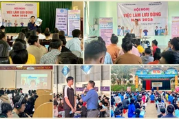 Trung tâm Dịch vụ việc làm (Sở Nội vụ tỉnh Điện Biên) kết nối việc làm cho người lao động. Ảnh: NVCC.