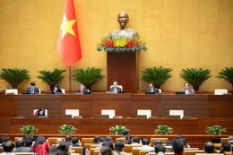 Đoàn Chủ toạ tại Phiên họp. Ảnh: quochoi.vn.