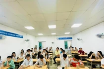 Học sinh Trường Trung học phổ thông Văn Lang (phường Văn Miếu - Quốc Tử Giám, Hà Nội). Ảnh: website nhà trường