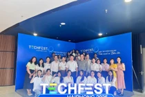 Thầy và trò Trường Đại học Hải Dương tham gia sự kiện TechFest Hải Phòng 2025. Ảnh: website nhà trường