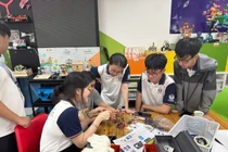 Sinh viên Trường Đại học Sư phạm Kỹ thuật Thành phố Hồ Chí Minh. Ảnh: NTCC