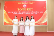 Trường Mầm non Victoria Thăng Long ghi dấu ấn tại Hội thi Giáo viên, Nhân viên nuôi dưỡng giỏi