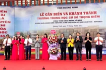 Bộ trưởng Nguyễn Kim Sơn dự khánh thành, khởi công nhiều công trình trọng điểm