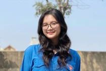 Em Trịnh Phương Thúy - Học sinh lớp Trung 12, Trường Trung học phổ thông Chuyên Thái Nguyên đã trở thành Thủ khoa môn tiếng Trung trong Kỳ thi học sinh Giỏi Quốc gia năm học 2025-2026. Ảnh: NVCC