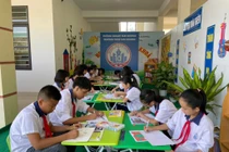 Học sinh Trường Trung học cơ sở Tam Dương (xã Tam Dương, tỉnh Phú Thọ). Ảnh: webiste nhà trường