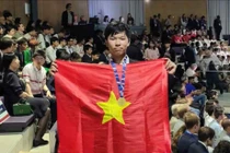 Em Nguyễn Thế Quân đã xuất sắc giành Huy chương Vàng cuộc thi Olympic Vật lý Quốc tế (IPhO) năm 2025. Ảnh: NVCC