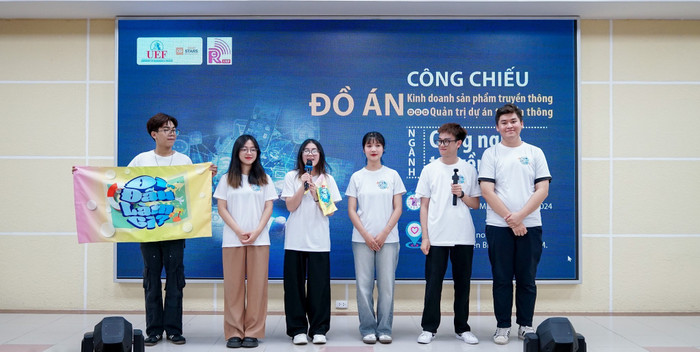 Sinh viên ngành Công nghệ truyền thông, Trường Đại học Kinh tế - Tài chính Thành phố Hồ Chí Minh. Ảnh: webiste nhà trường 481180429-993935992836585-7254480651543349166-n.jpg