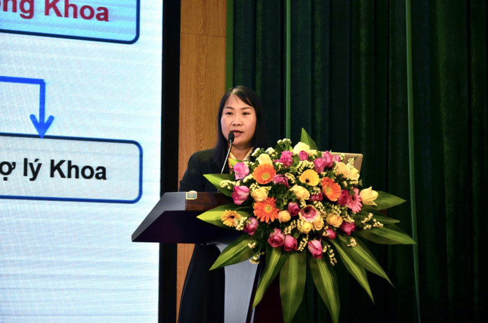 Tiến sĩ Bùi Thị Hồng Thắm - Trưởng khoa Khoa Trắc địa, Bản đồ và Thông tin địa lý - Trường Đại học Tài nguyên và Môi trường Hà Nội. Ảnh: website nhà trường. co-tham.jpg