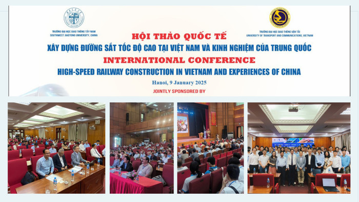 Trường Đại học Giao thông vận tải tổ chức 2 - 4 hội thảo quốc tế mỗi năm. Ảnh: website nhà trường hinh-nen-may-tinh-to-chuc-bang-ke-hoach-ke-o-anh-mau-xanh-duong-12.jpg