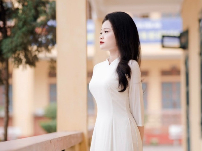 Em Hoàng Thị Thanh Hiền, hiện đang là sinh viên năm 2 ngành Kế toán doanh nghiệp, Trường Đại học Công nghệ Giao thông vận tải. Ảnh: NVCC. z7127921122403-10e8529f609909d7760ef7afae7b0993-9403.jpg