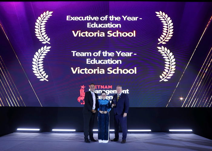Hệ thống Giáo dục Victoria School giành hai giải thưởng tại Asian Management Excellence Awards 2026.