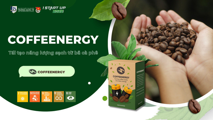 Dự án Coffeenergy được thực hiện với ý tưởng biến bã cà phê thành pin hữu cơ sinh học, góp phần giảm thiểu ô nhiễm môi trường. Ảnh: Nhóm sinh viên cung cấp. nhu-quynh-1.png