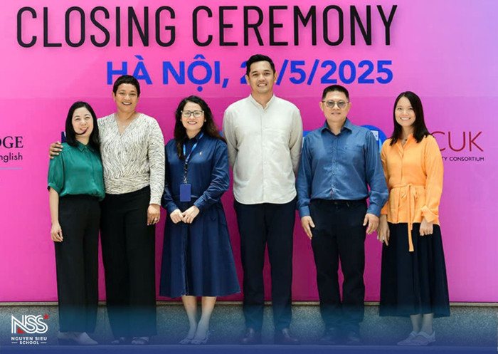 Đoàn công tác của Cambridge University Press and Assessment tới thăm Trường Nguyễn Siêu.