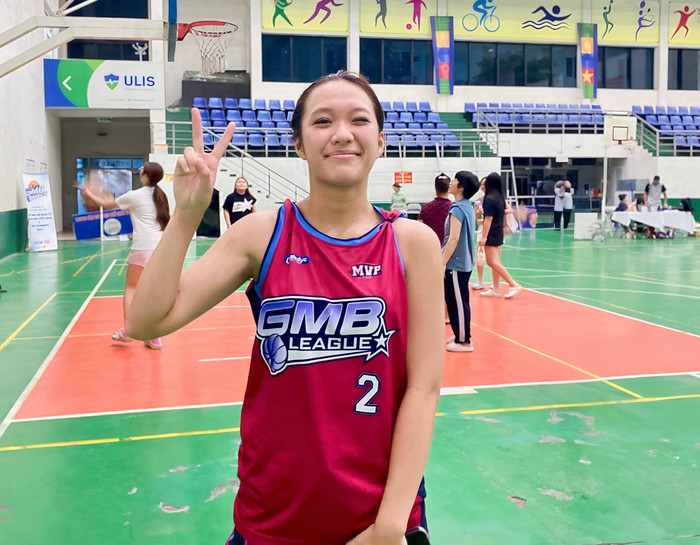 Nữ cầu thủ Nguyễn Kiều Nhật Linh của đội bóng rổ Dragon Hoops. img-3824.jpg